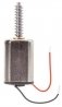 Flat Can Motor w/Worm - Car System -- 3/8′ 10mm Diameter, Module 0.3, HO, Faller Gmbh 163302