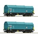 2 piece set: Telescopic hood wagons, SBB, TT, Roco 6680014