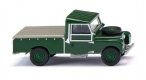 1954-1958 Land Rover Long-Wheelbase Pickup Truck - Assembled -- Green, HO, Wiking 10704