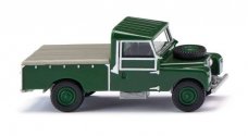 1954-1958 Land Rover Long-Wheelbase Pickup Truck - Assembled -- Green, HO, Wiking 10704