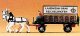 Horse-Drawn Wagon -- Brewery Beer Wagon, N, Preiser Kg 79478