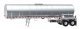 Food Grade Tank Trailer - Assembled -- Painted, Unlettered, HO, Walthers SceneMaster 12356