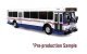 Orion V Transit Bus - Assembled -- Washington DC WMATA (white, blue, red), HO, Iconic Replicas 870516