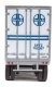 40′ Trailmobile Trailer 2-Pack - Assembled -- Santa Fe (white, blue), HO, Walthers SceneMaster 2501