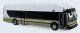 New Flyer Xcelsior Charge XN40 Transit Bus - Assembled -- Painted, Unlettered (yellow stripe), N, Iconic Replicas 1600575