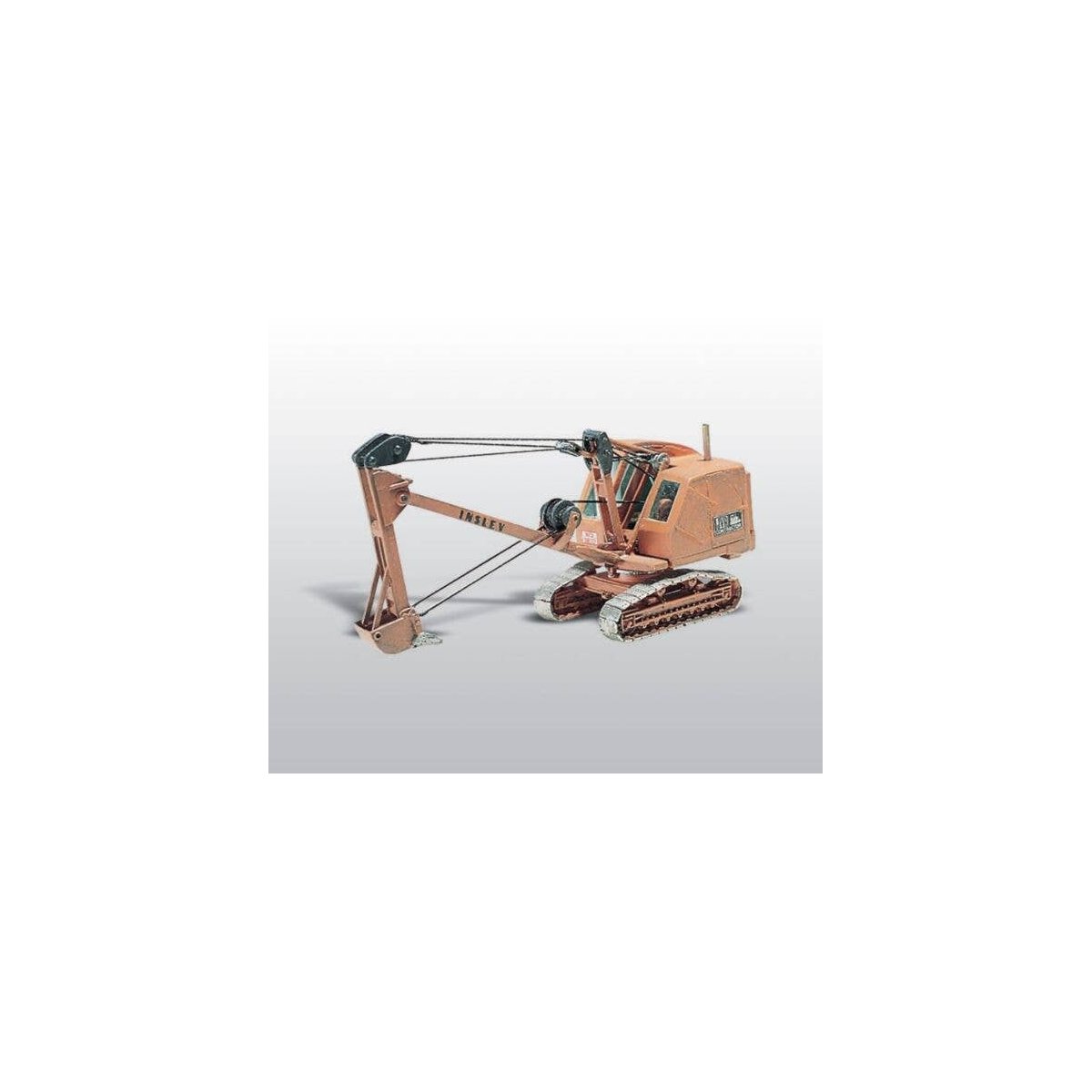 Insley Model K Backhoe - Kit -- On Crawler Chassis, HO, Woodland Scenics 237