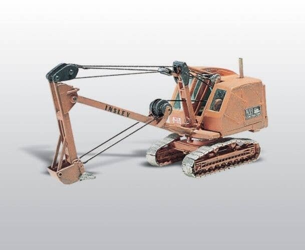 Insley Model K Backhoe - Kit -- On Crawler Chassis, HO, Woodland Scenics 237