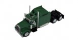 Kenworth W900 Sleeper Cab Tractor Only - Assembled -- Dark Green, HO, HO Logistics Replicas W90005