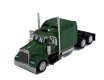 Kenworth W900 Sleeper Cab Tractor Only - Assembled -- Dark Green, HO, HO Logistics Replicas W90005