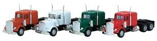 American Trucks - Tractor Only - Peterbilt -- Conventional w/Long Chassis, Sleeper & Dual Rear Axle, HO, Herpa Models 25233