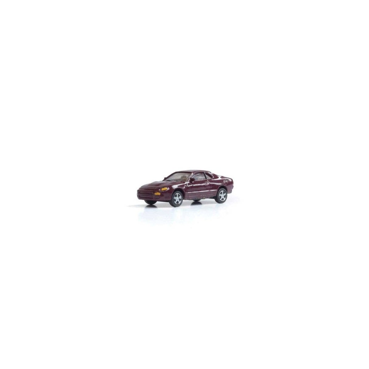 Modern Era Vehicles -- Coupe (maroon), HO, Woodland Scenics 5361