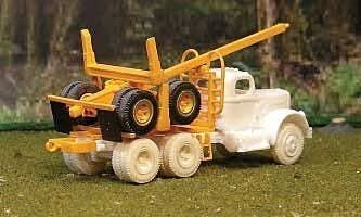 West Coast Logging Trailer - Resin Kit -- Undecorated, HO, Sylvan Scale Models T016