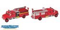 International(R) 4900 Crew Cab Fire Engine - Assembled -- Red, HO, Walthers SceneMaster 11841