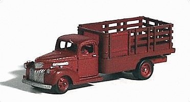 1940′s Truck - Kit (Unpainted Cast Metal) -- With Stake-Body, N, GHQ 56010