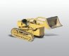 American Construction Equipment (Unpainted Metal Kit) -- Tracked Front End Loader, HO, Woodland Scenics 235