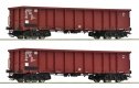 2 piece set: Open goods wagons, DB, TT, Roco 6680016