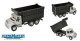 International(R) 7600 Dual-Axle Coal Truck - Assembled -- Silver Cab, Black Box, HO, Walthers SceneMaster 11677