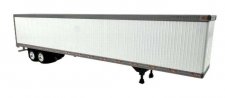 Great Dane 53′ Reefer Trailer - Assembled -- White, Silver, HO, HO Logistics Replicas 159