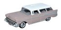 1957 Chevrolet Nomad 2 Door Station Wagon - Assembled -- Dusk Pearl, Imperial Ivory, HO, Oxford Diecast 87CN57001