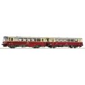 Diesel railcar -- Dieseltriebwagen -- 810 365-7 with trailer - ZSSK - HO - Roco Fleischmann 70380