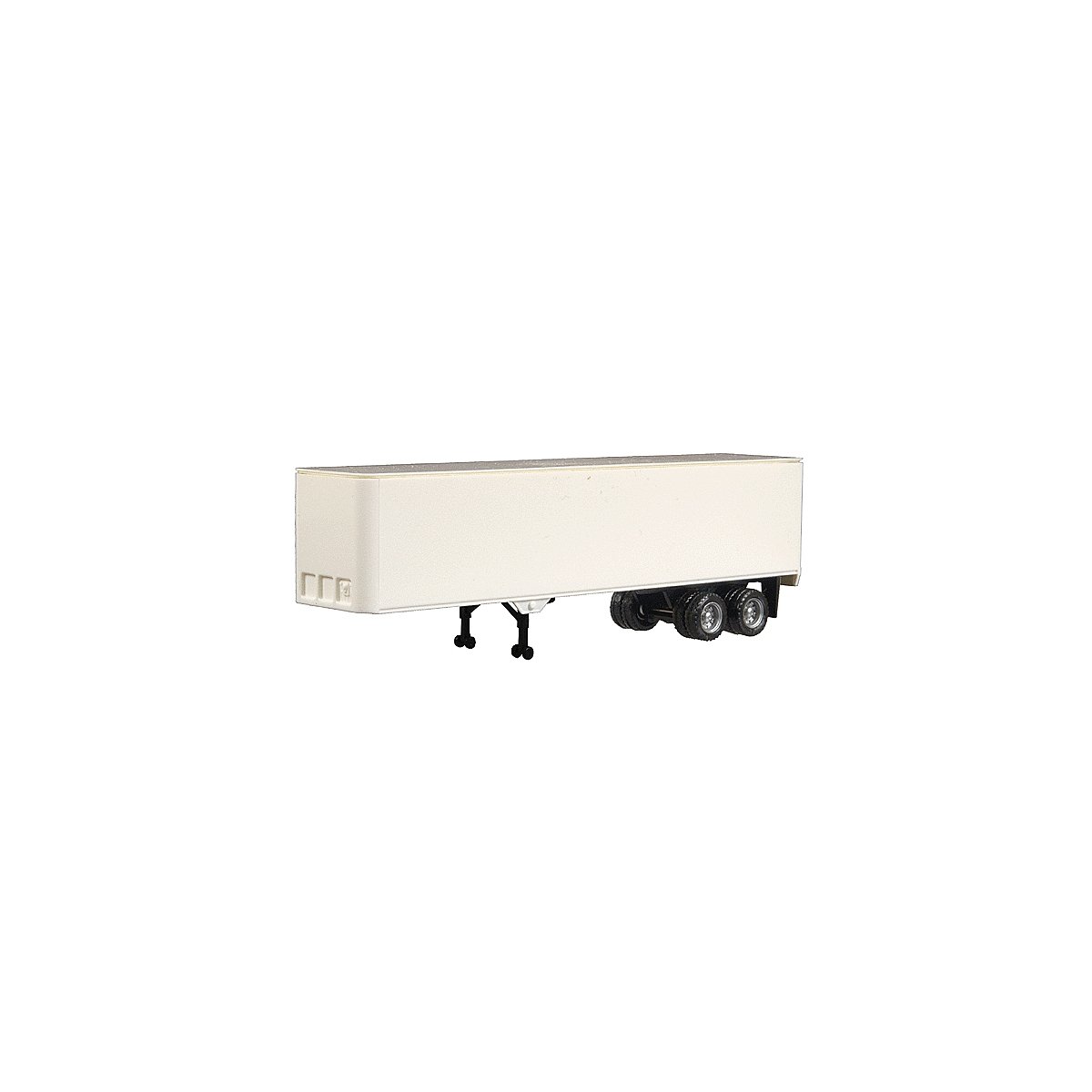 40′ Dry Box Van -- White, HO, Herpa Models 5272
