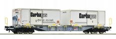 Container carrier wagon, SBB Cargo, HO, Roco 6600122