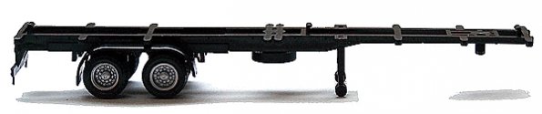 Semi Trailer (No Tractor) -- 40′ Container Chassis Only, HO, Herpa Models 5303