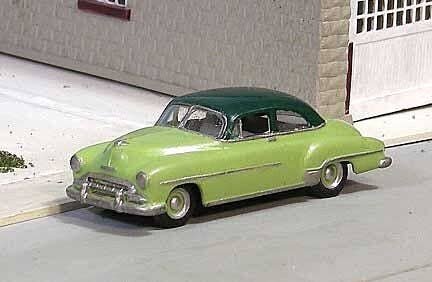 1952 Chevy 2-Door Sedan - Resin Kit -- Undecorated, N, Sylvan Scale Models VN161