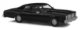 1976 Dodge Monaco Sedan - Assembled -- Black, HO, Busch Gmbh & Co Kg 89120