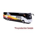 Mercedes-Benz Tourrider Coach Bus - Assembled -- World Cup Germany Soccer Team (white, yellow, , HO, Iconic Replicas 870721