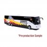 Mercedes-Benz Tourrider Coach Bus - Assembled -- World Cup Germany Soccer Team (white, yellow, , HO, Iconic Replicas 870721