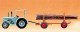 Farm Machinery -- Hanomag w/Log Trailer, N, Preiser Kg 79504