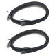 LocoNet Cable pkg(2) -- 8′ 2.4m, All Scales, Digitrax LNC82