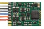 D13WP 4-Function DCC Control Decoder w/8-Pin DCC Plug -- 1.03 x .63 x .185′ 26 x 16.5 x 4, All Scales, NCE Corporation 177