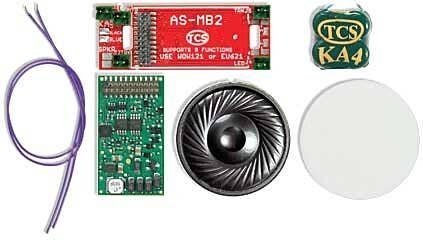 WDK-ATL-4 WOWKit Complete Sound Conversion Kit -- Fits Atlas FM H24-66 Train Master 1B, HO, Train Control Systems 1752