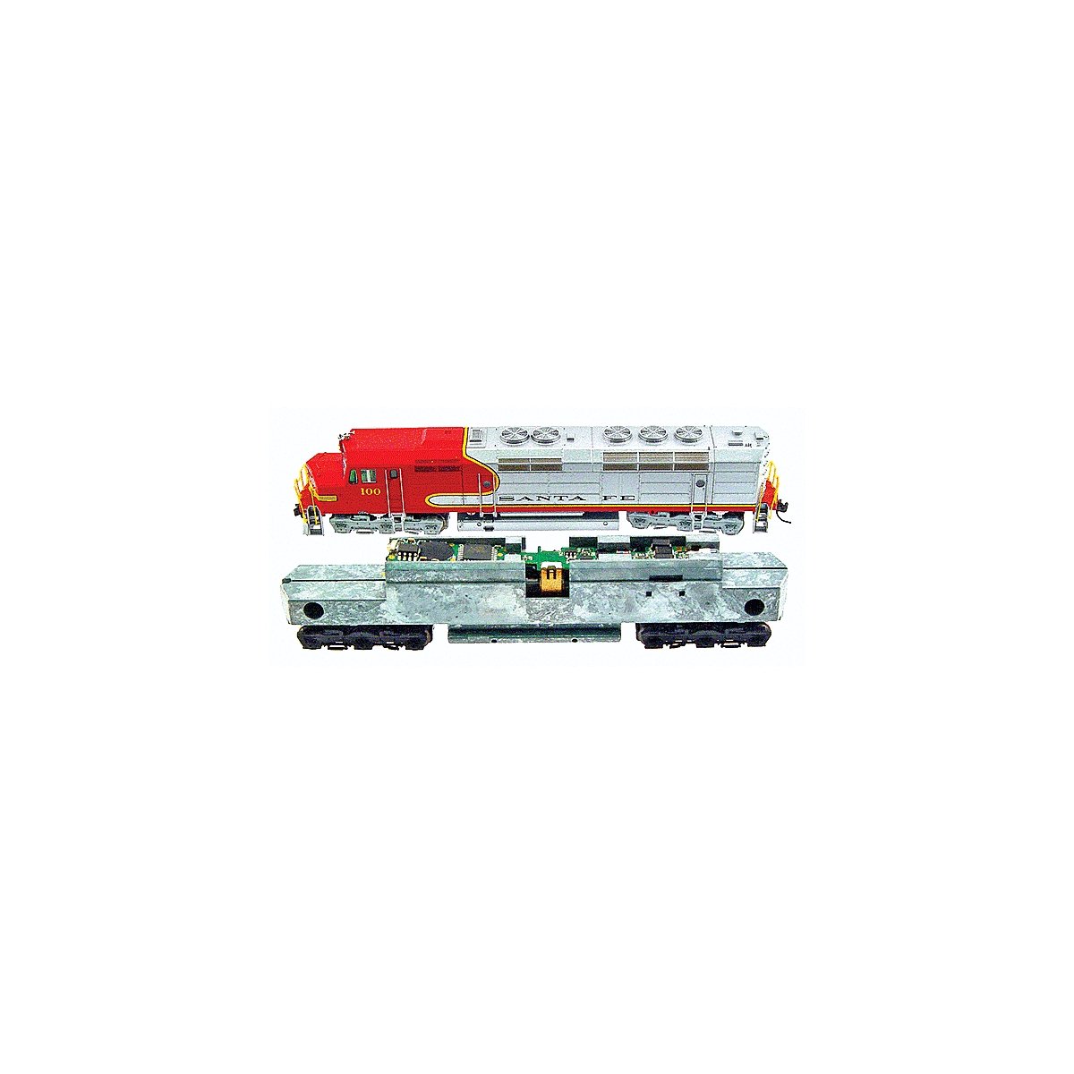 DCC Sound & Control Decoder -- Fits: Athearn FP45, N, Model Rectifier Corp 1832