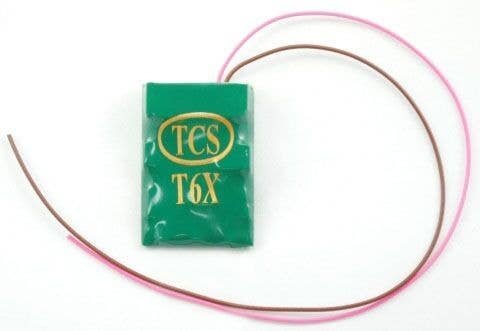 T6X-KAC 6-Function DCC Decoder w/TCS Keep Alive Wires - Control Only -- No Harness With 2-P, HO, Train Control Systems 1441