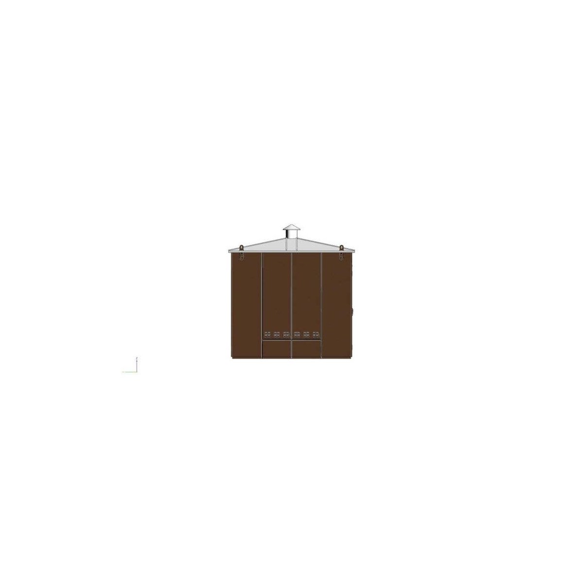 Trackside Turnout Decoder -- With Electrical Cabinet Housing, HO, Bachmann Industries 44950