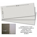 3D Embossed PVC Sheets Cobblestone - HO, OO - Proses 3D-EB-01