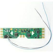A4X-KA 4-Function Drop-In DCC Decoder w/TCS Keep Alive Wires - Control Only -- With Extra b, HO, Train Control Systems 1446