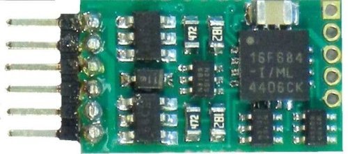 N12-NEM Plug-In 4-Function Decoder - 6-Pin NEM 651 Connector, N, NCE Corporation 160