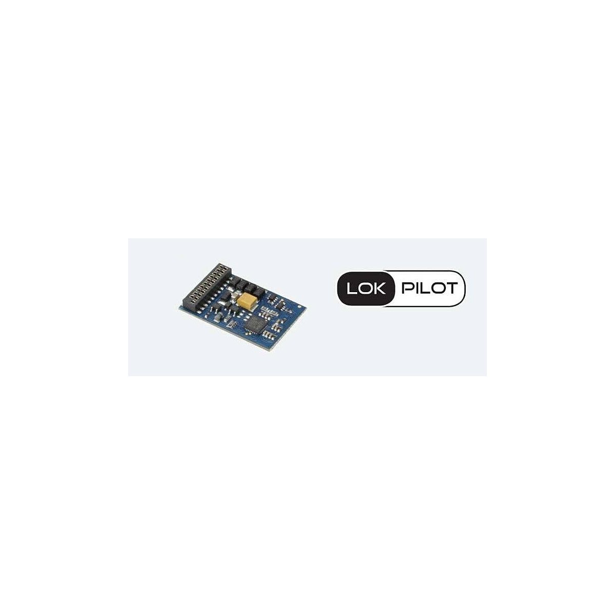 LokPilot 5 Basic DCC Control Decoder -- NEM652 8-Pin Interface, All Scales, LokSound By ESU 59020