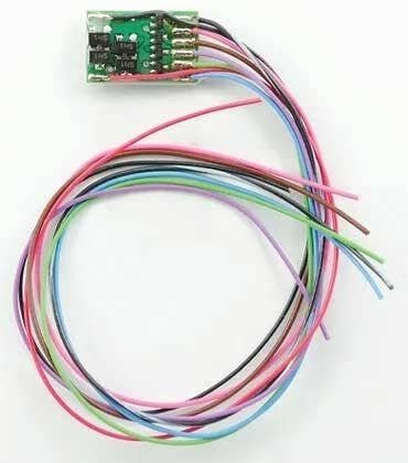 FL4 Function-Only Decoder -- 4 Lighting Functions, Hardwire Only - .585 x .360 x .115′, HO, Train Control Systems 1004