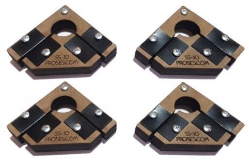 90 Degree Snap & Glue Magnetic Set Squares - 4 pcs - Large Scale - Proses PR-SS-10