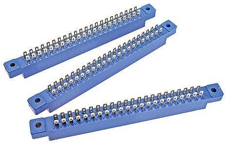 Connectors -- 44-Position Card-Edge Connector pkg(3), All Scales, Digitrax CARDEDGE
