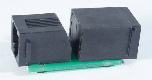 UTP-CAT5 Adapter -- 2 Socket Adapter to Convert from RJ12 Socket to CAT5 RJ45 Socket, All Scales, NCE Corporation 235