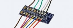 Adapter Board -- Wired-to-E24 Interface for LokSound 5 Nano 19.6 x 8.5mm, All Scales, LokSound By ESU 53953