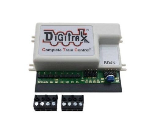 BD4N DCC 4-Block Occupancy Detector, All Scales, Digitrax BD4N