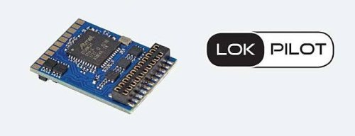 LokPilot 5 DCC-Only Control-Only Decoder -- 21MTC NEM660, HO, LokSound By ESU 59629