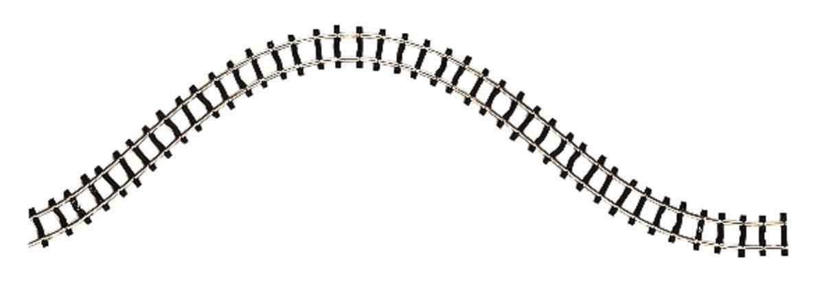Flexible light railway track -- Flexibles Feldbahngleis -- HOe - Roco 32201